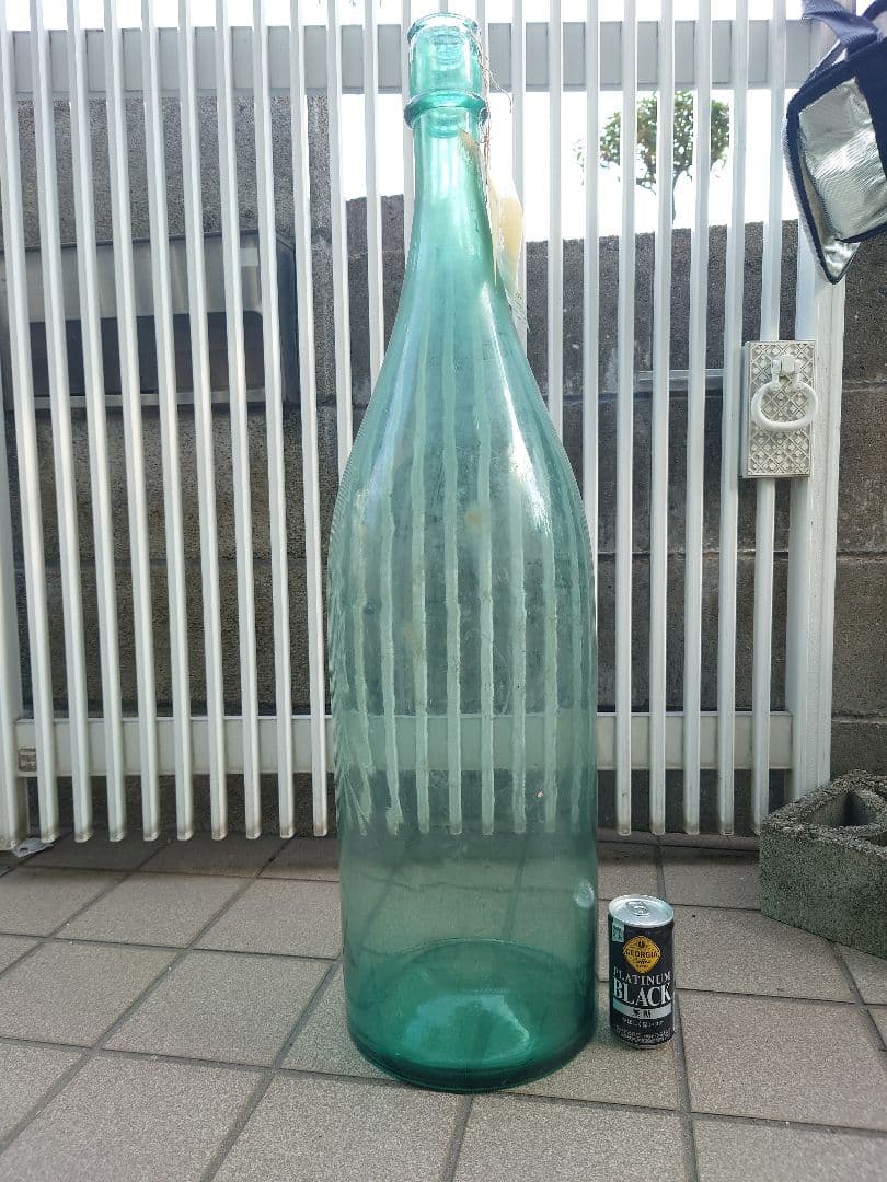 特大レトロ瓶　店舗販促用1斗酒瓶　昭和レトロ