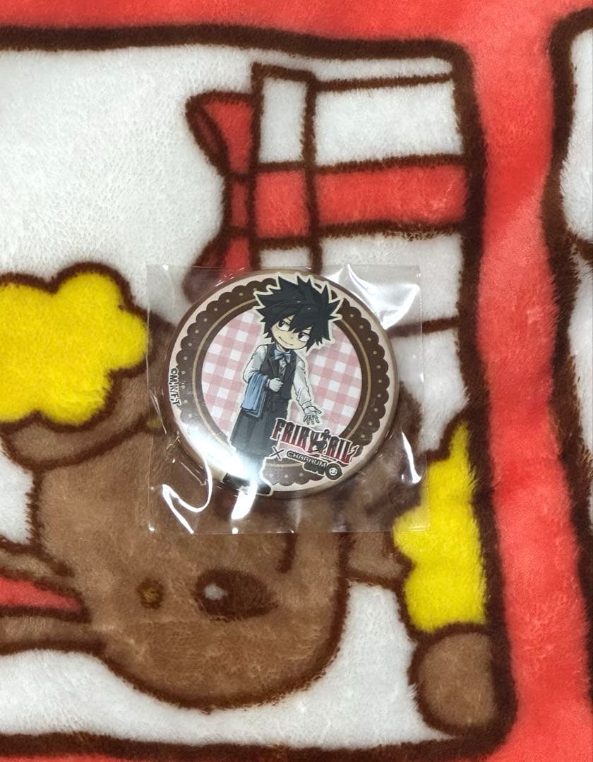 FAIRY TAIL フェアリーテイル キャラウムカフェ グレイ 缶バッジ