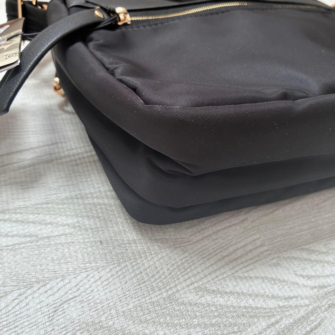 【新品】トラベロン Addison 盗難防止 ショルダーバッグ 黒 防犯RFID