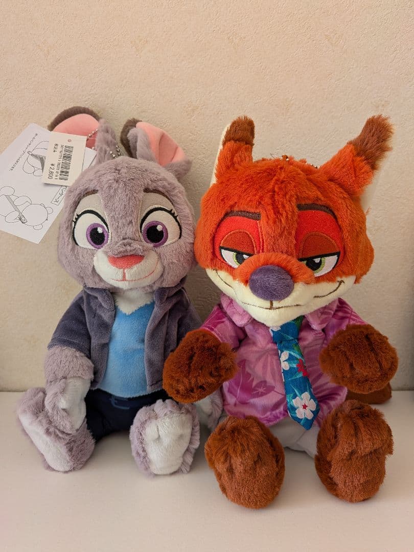 タグ付き ディズニーリゾート ズートピア2 ニック ジュディ ポージーペンケース