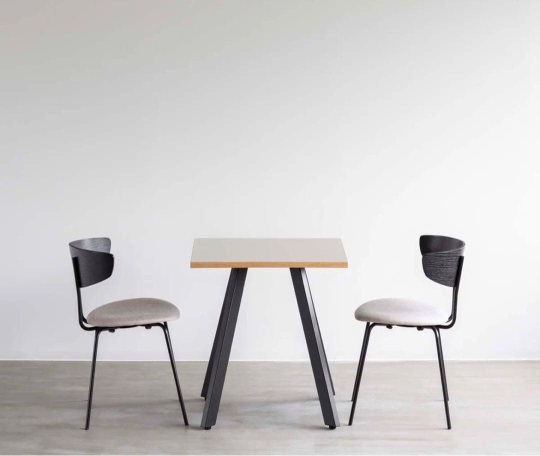 かなでもの リノリウム カフェテーブル　スクエア　650mm