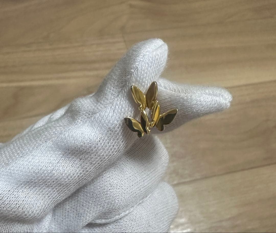 AHKAH パピヨンプリリアン ピアス(片耳用)