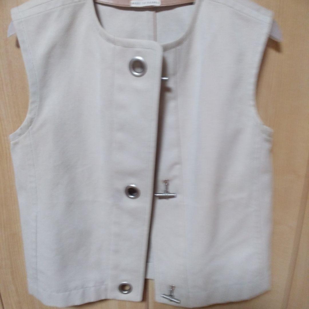 HERMÈS ベージュ コットン ベスト