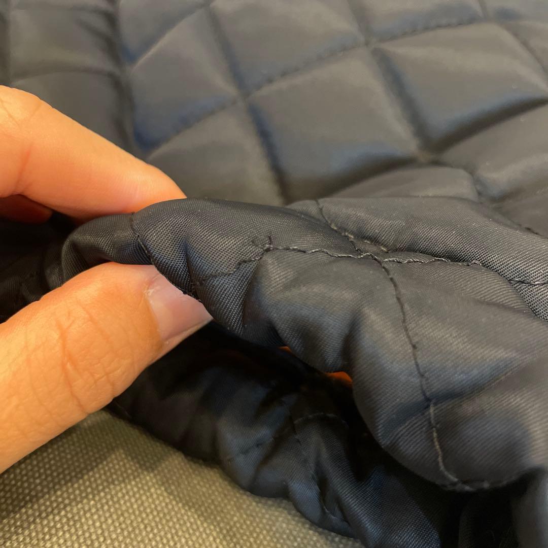 PORTER ブラック キルティング 巾着