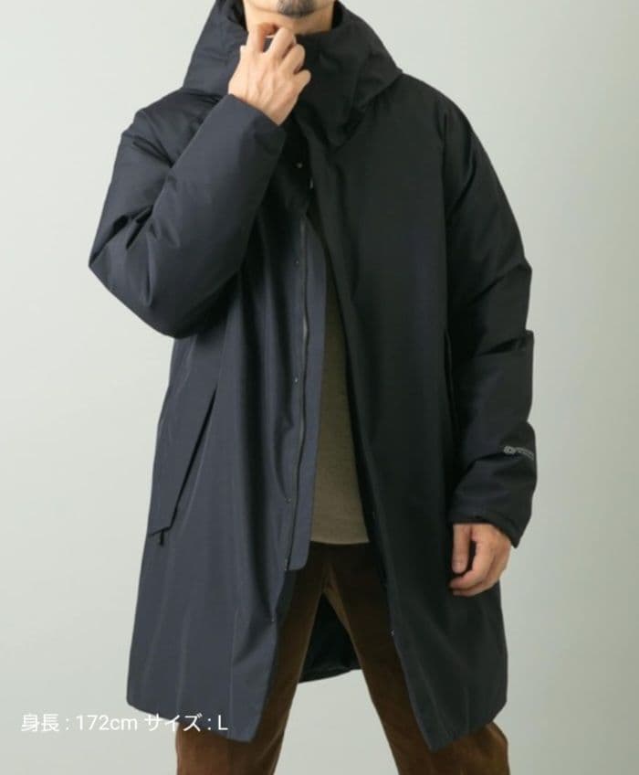 美品 +phenix WINDSTOPPER by GORE-TEX ダウン 黒