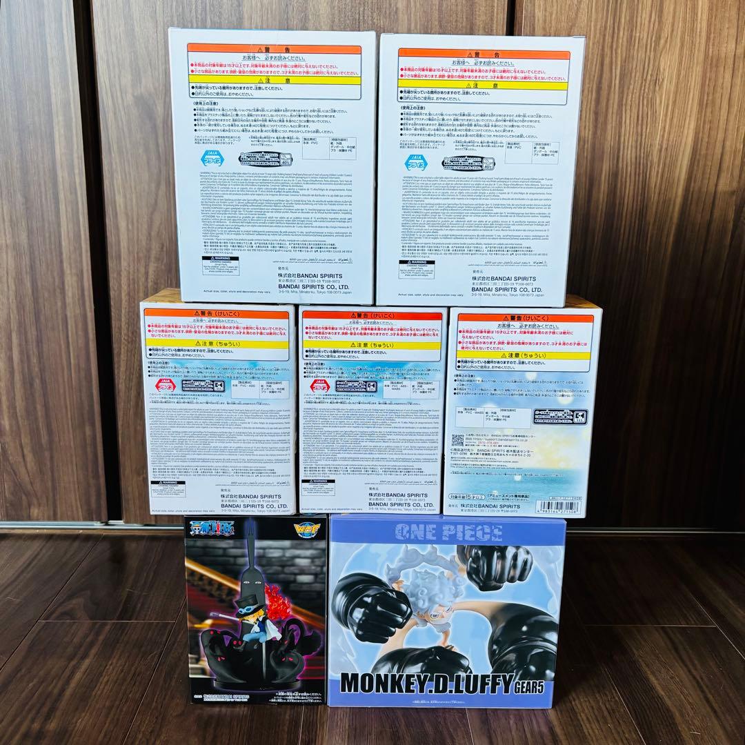 【新品未開封】ワンピース ワールドコレクタブル ログストーリーズ等 7体セット