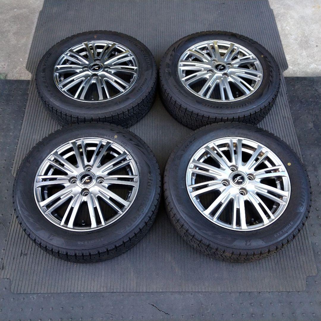 ★社外アルミホイール 155/65R14ブリヂストン ブリザック VRX2 4本