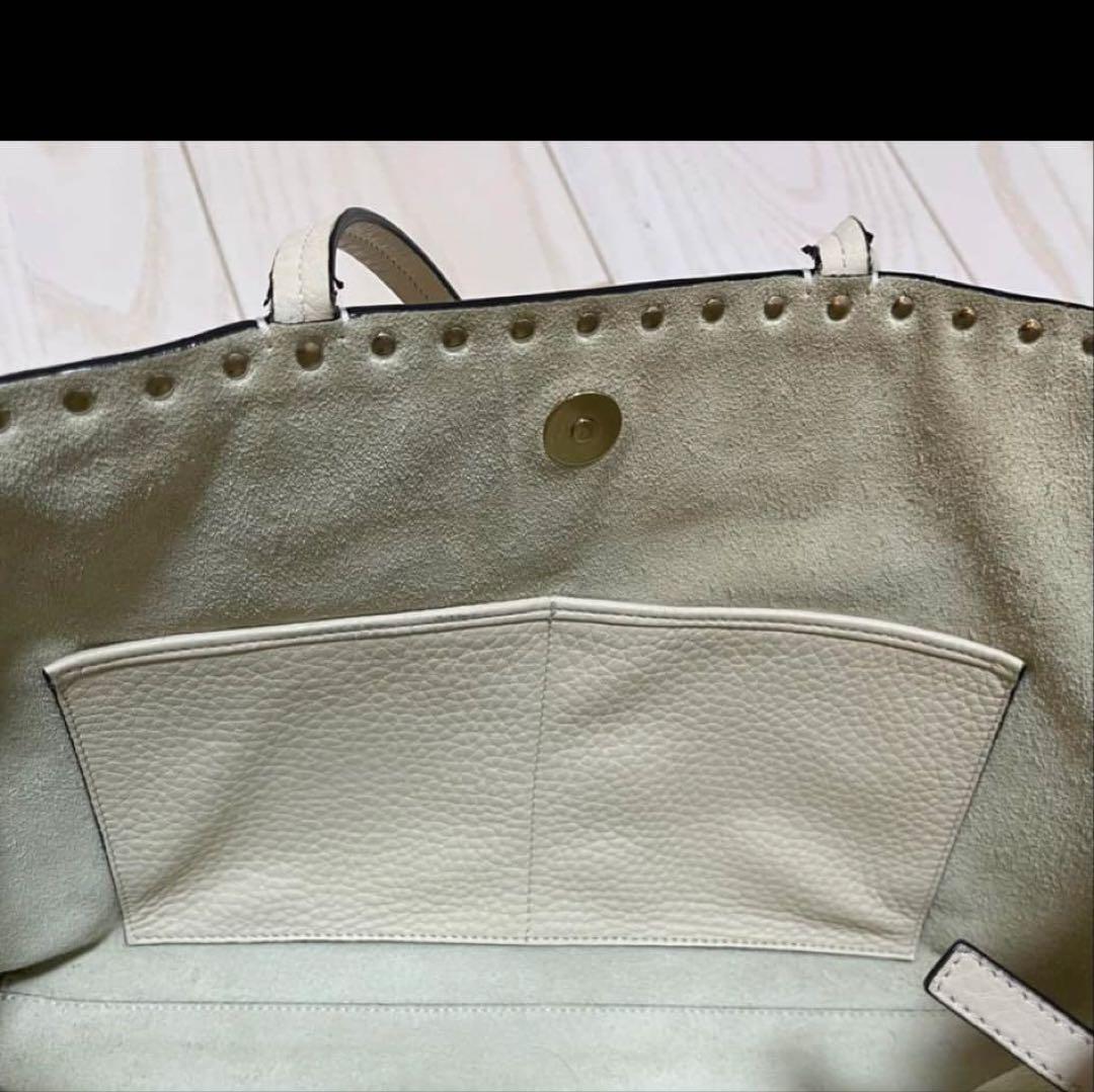 最後値下げ　VALENTINO GARAVANI ホワイトトートバッグ