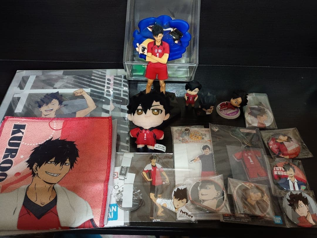ハイキュー!!黒尾さんグッズセット 極楽湯・ぬいぱる・フィギュア・缶バ・アクスタ
