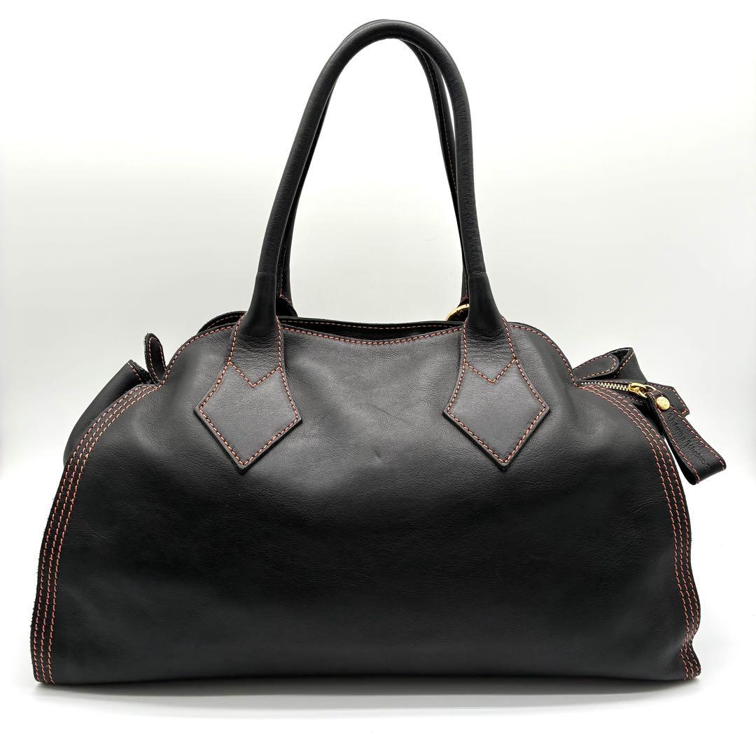 極美品✨ ヴィヴィアンウエストウッド ビッグオーブ ヤスミン ボストンバッグ 黒