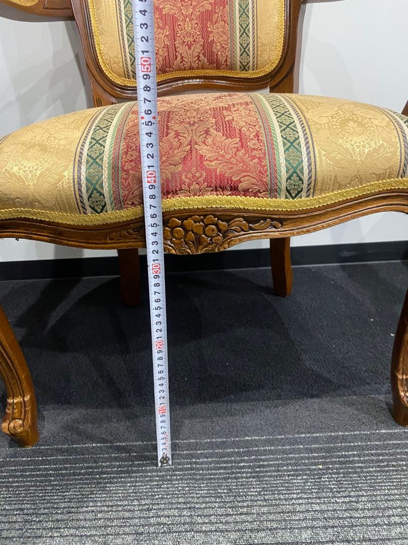 アンティーク　猫足　チェア　アームチェア　ヴィンテージ イタリア