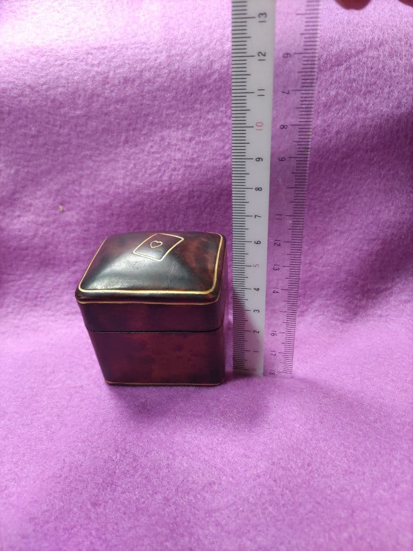 珍しいミニチュア革製トランプケースとトランプ2セット