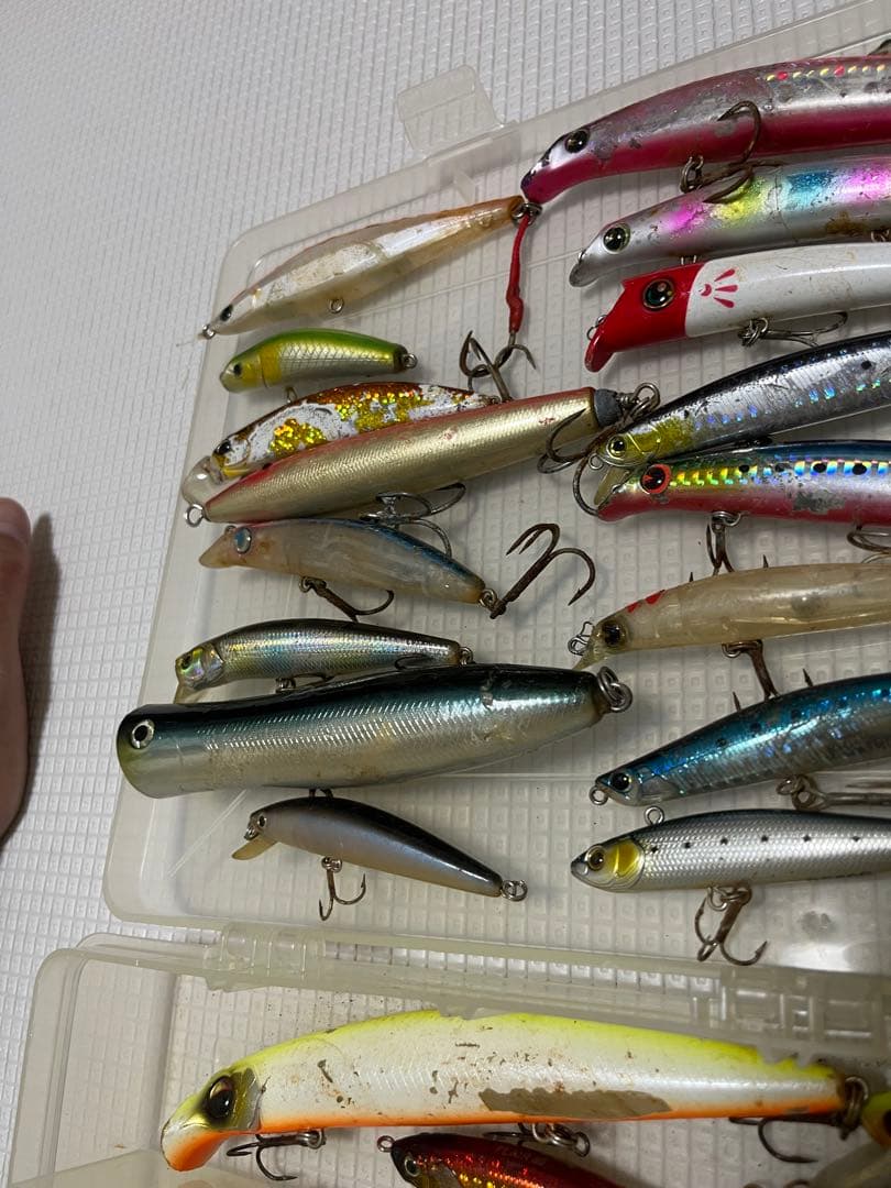 シーバス、トラウトなどなどルアーごちゃ混ぜセット（ジャンク品もあり）
