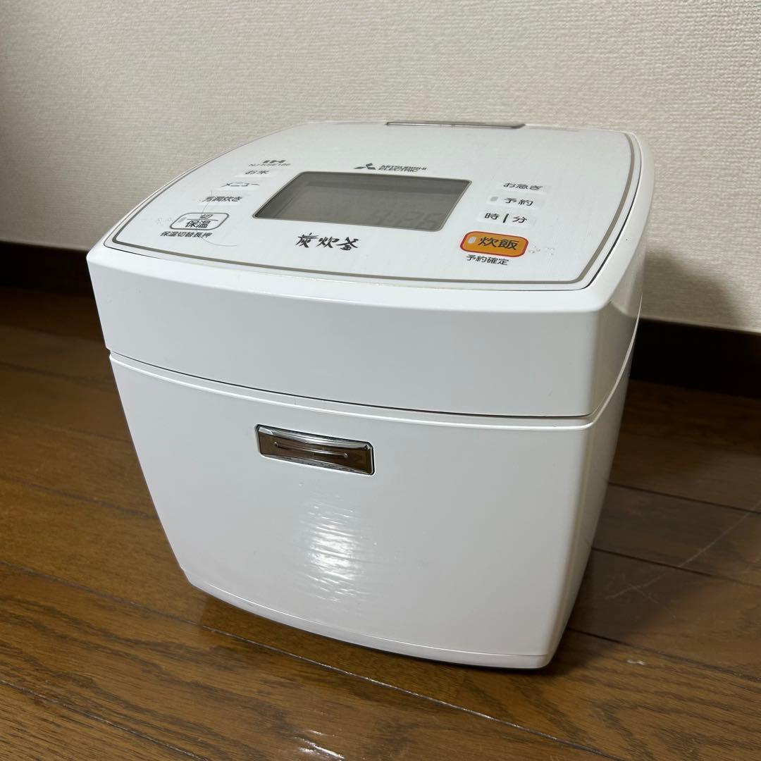 三菱 炭炊釜 1升炊 NJ-KSE186-W IHジャー 炊飯器