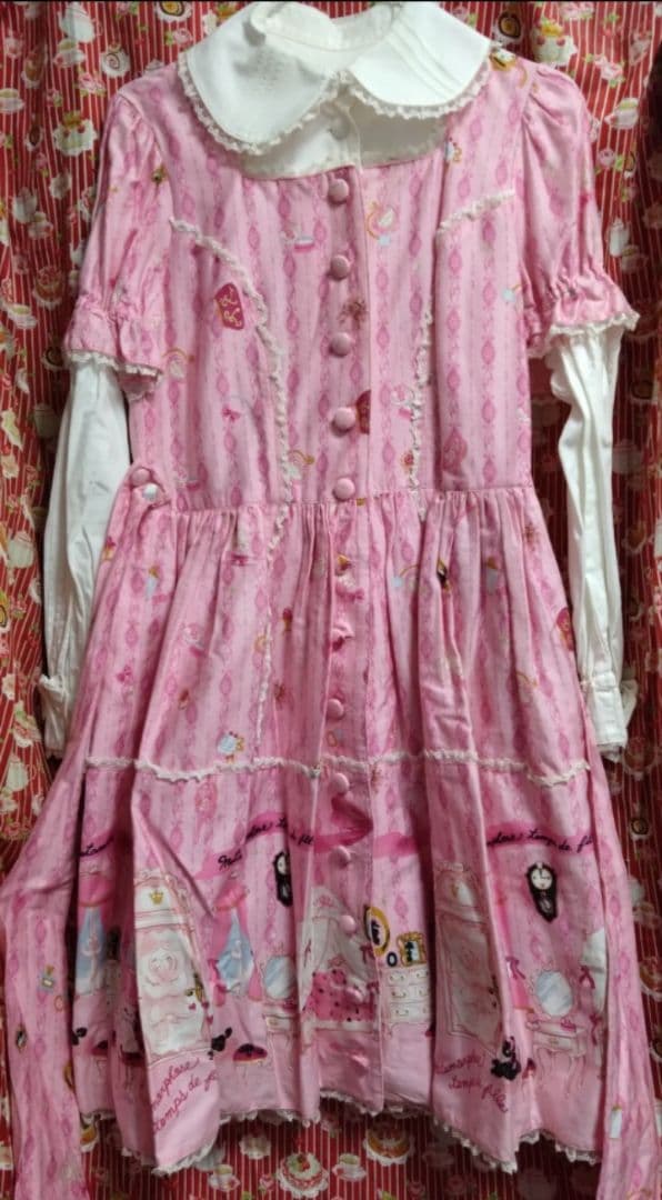 G*2様 お部屋柄ワンピース・欠損あり【説明文必読】