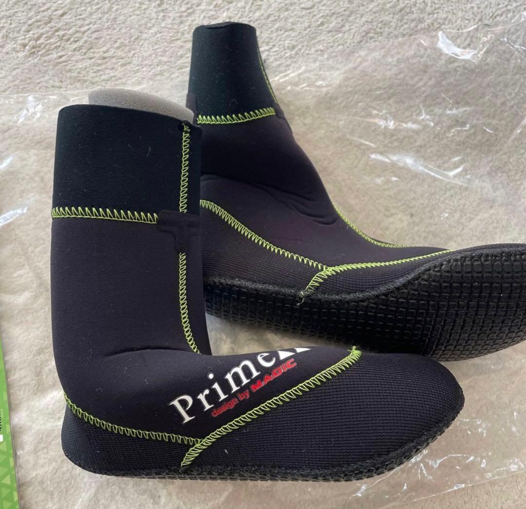 未使用品サーフブーツ Prime S2 ネオプレンブーツ 黒 4.5mm xxs