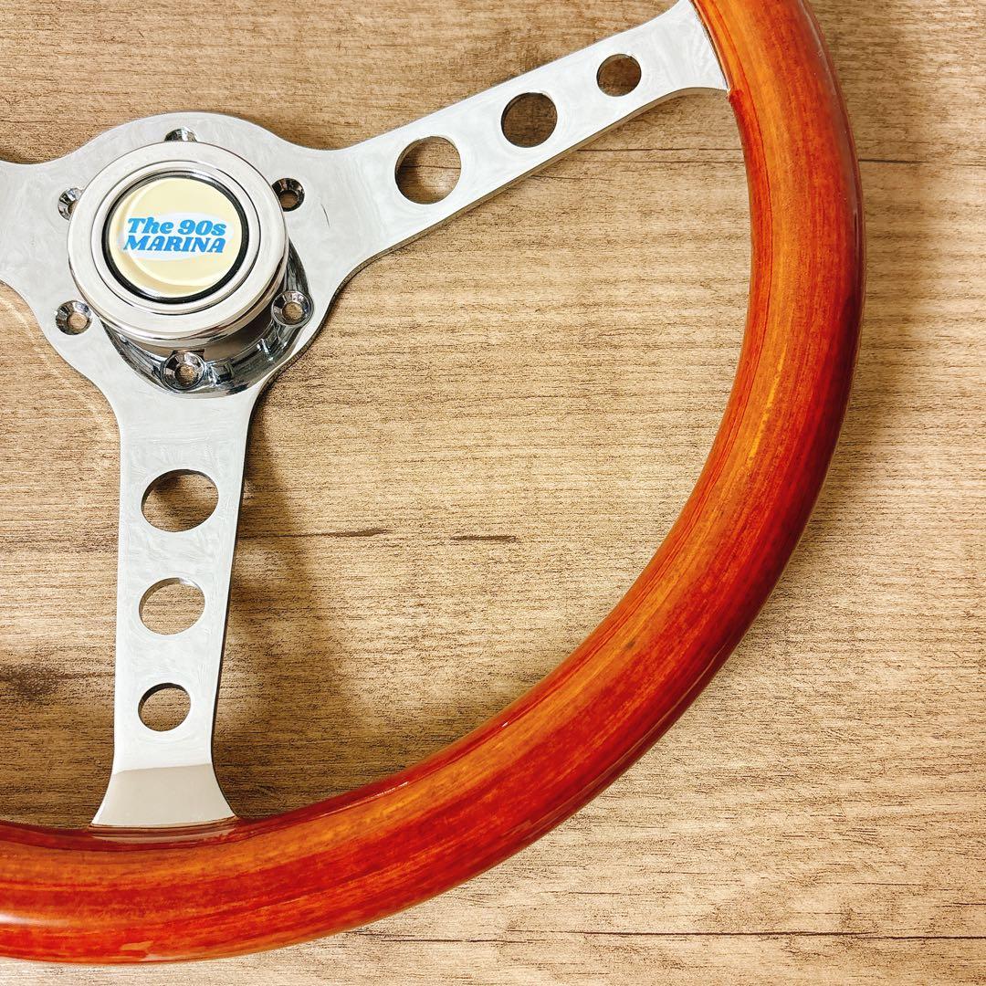 ウッドハンドル　ウッドステアリング　38cm ハンドル　ステアリング　お洒落