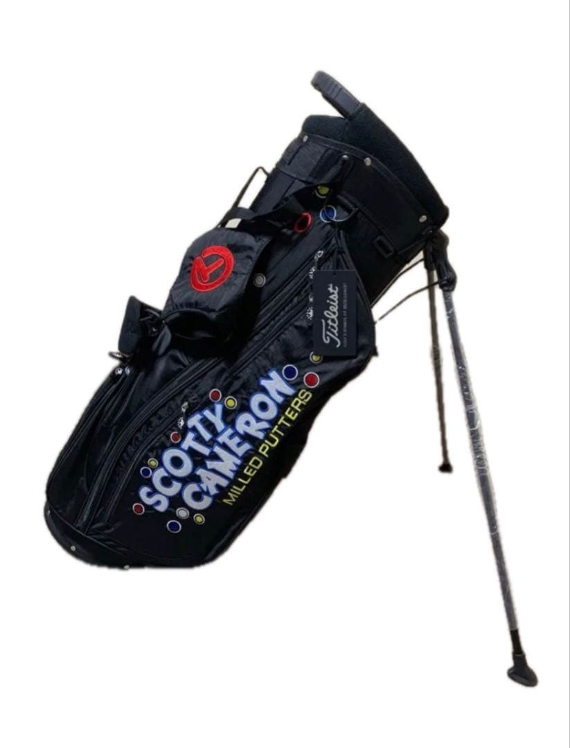 新品未使用　スコッティキャメロン　キャディバッグ　スタンド式　ブラック