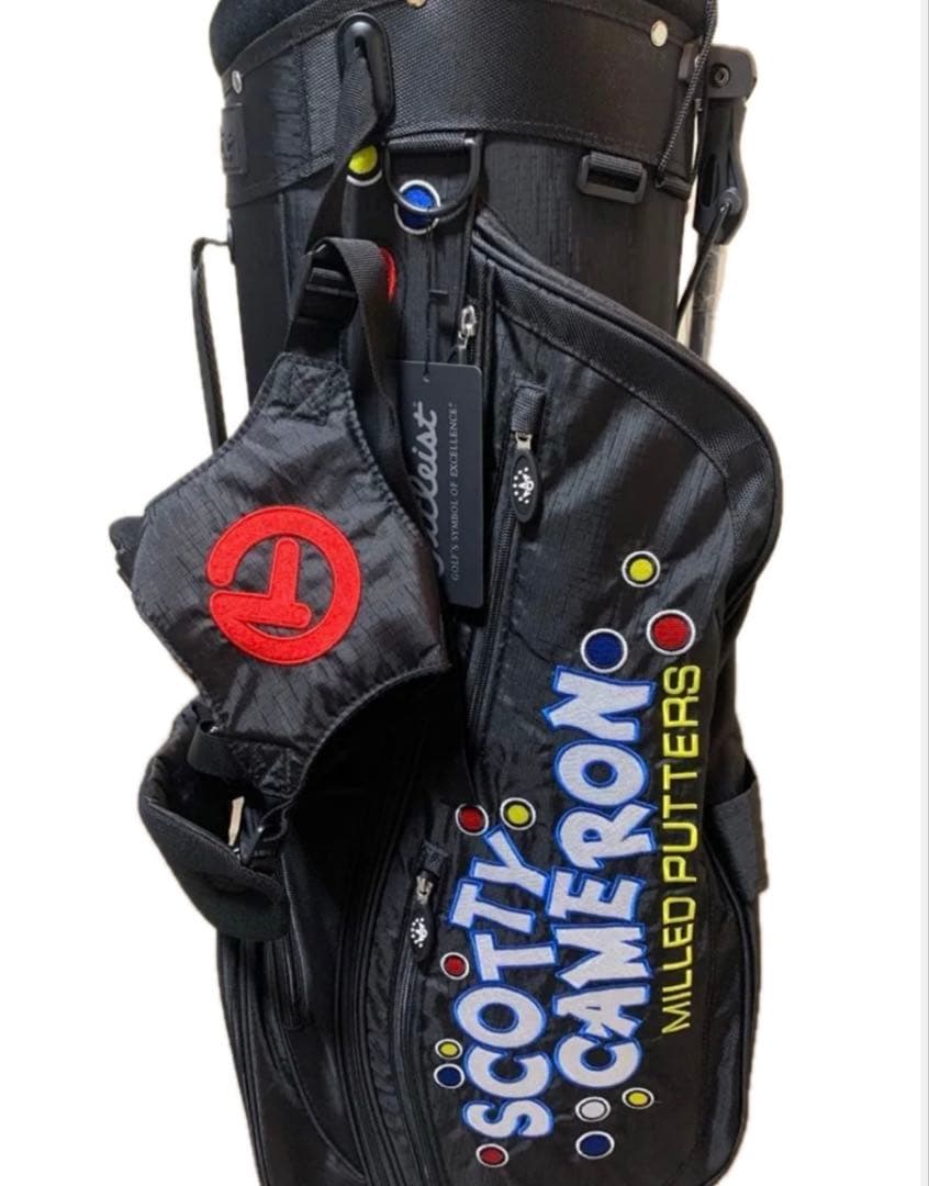 新品未使用　スコッティキャメロン　キャディバッグ　スタンド式　ブラック