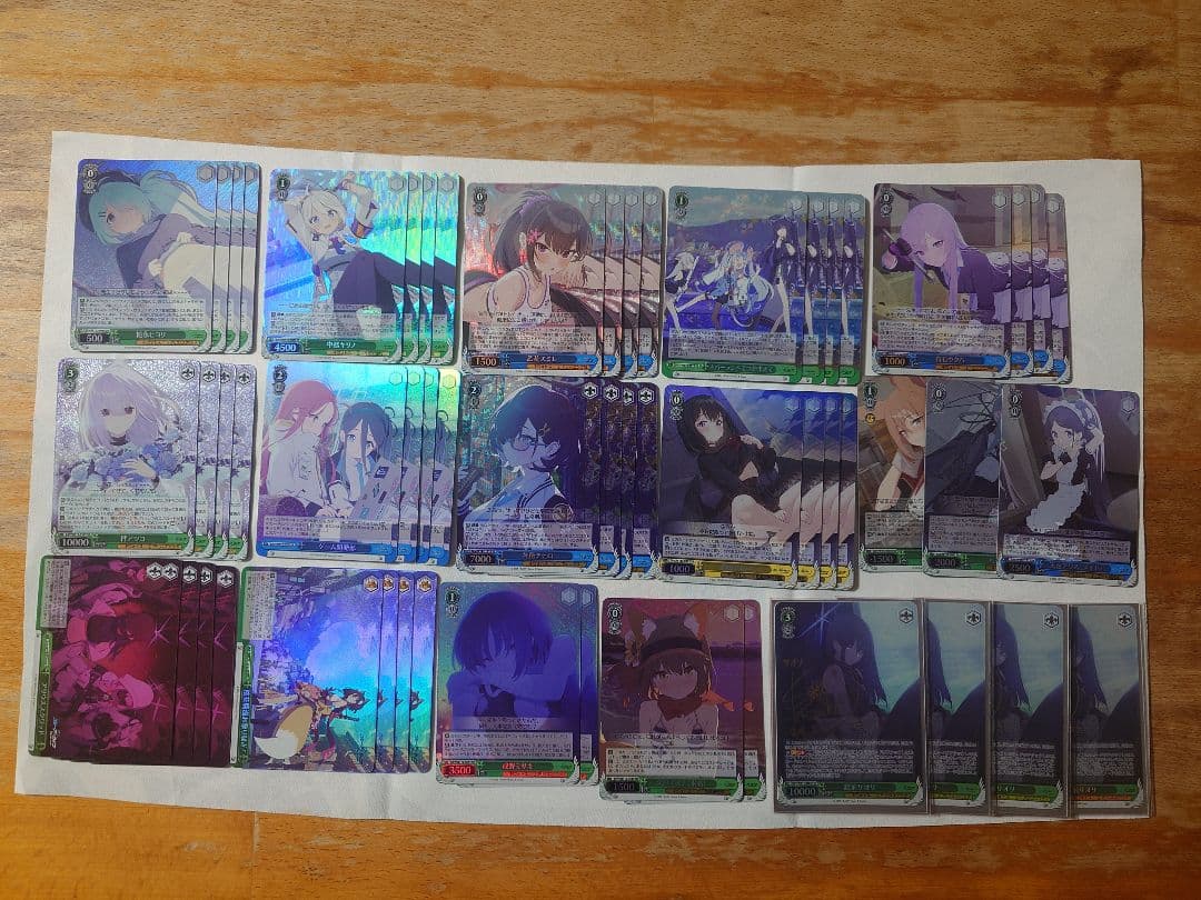 ヴァイス　ブルアカ　錠前サオリ　sp、SR、RRR　アリウスデッキパーツ　セット