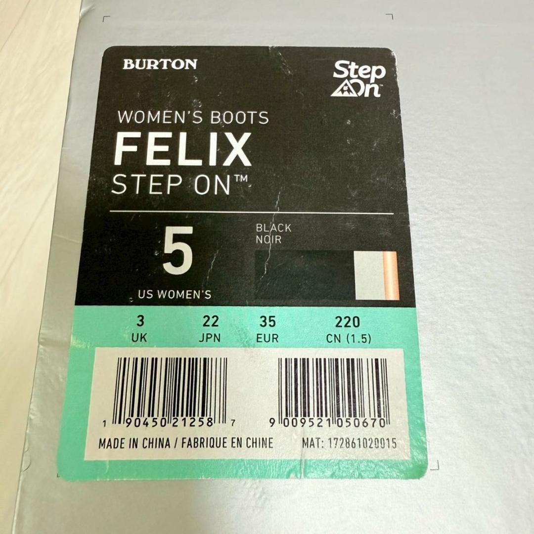 【美品】BURTON FELIX SO Step On レディース スノーボード