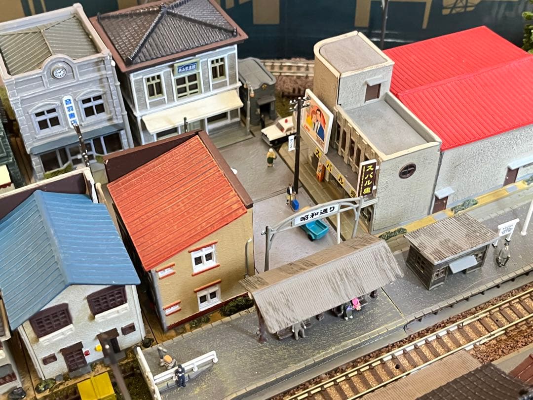 講談社　昭和の鉄道模型を作る　完成ジオラマ　オリジナル電車　パワーパック　セット