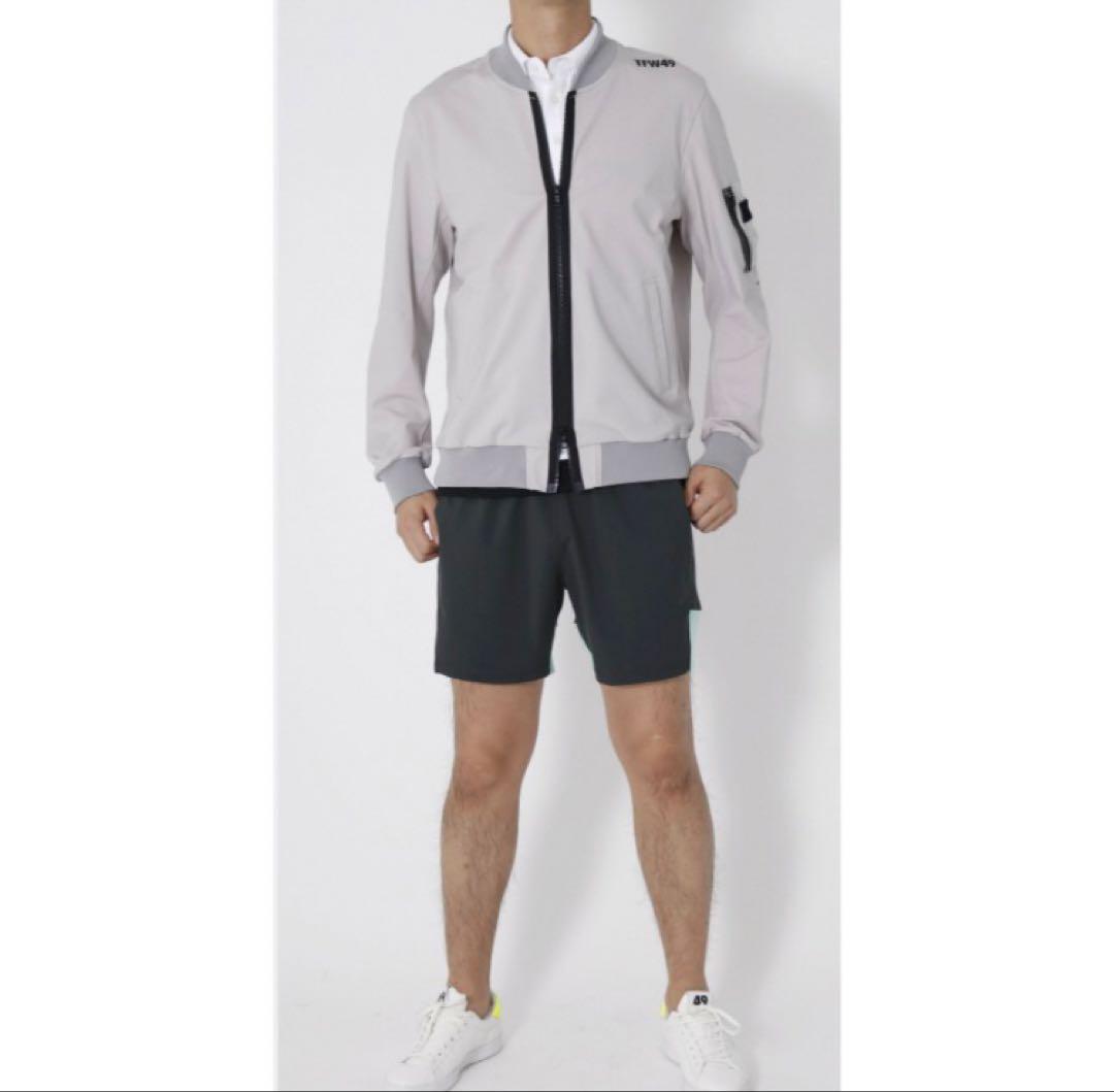 TFW49 MA-1 ブルゾン　ジャケット　ライトグレー　サイズM