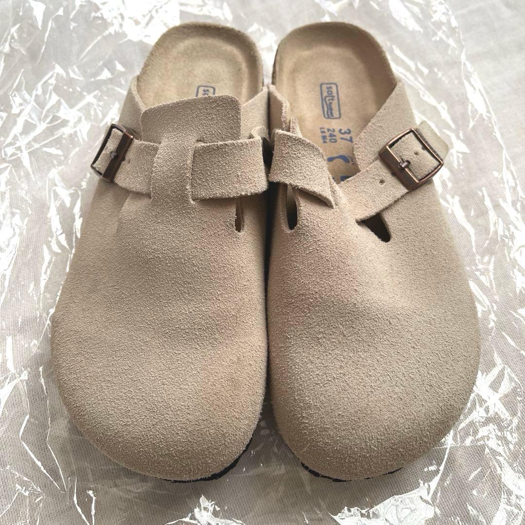 BIRKENSTOCK ビルケン　ボストン　ベージュ トープ　サボサンダル 37