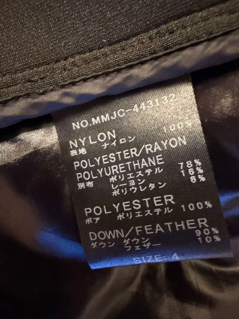 muta ムータゴルフ　ダウンベスト　サイズ4