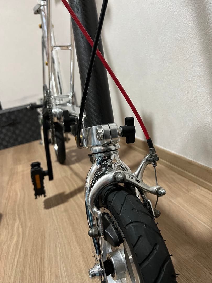 孤品 電鍍銀色 Pacific CarryMe 折りたたみ自転車