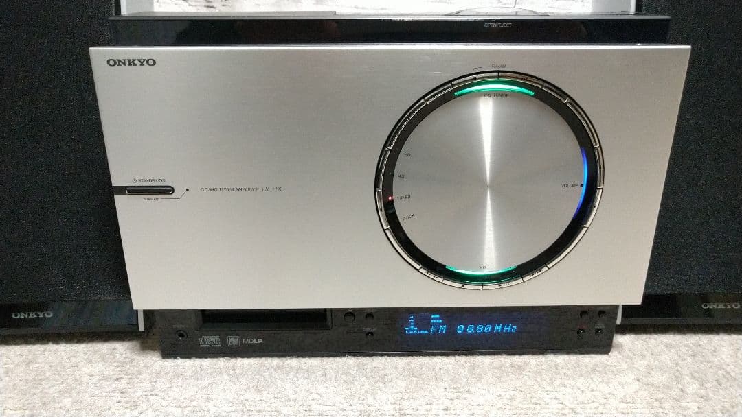 オンキョーCD-MDチューナーアンプ FR-T1 リモコン取説他付き