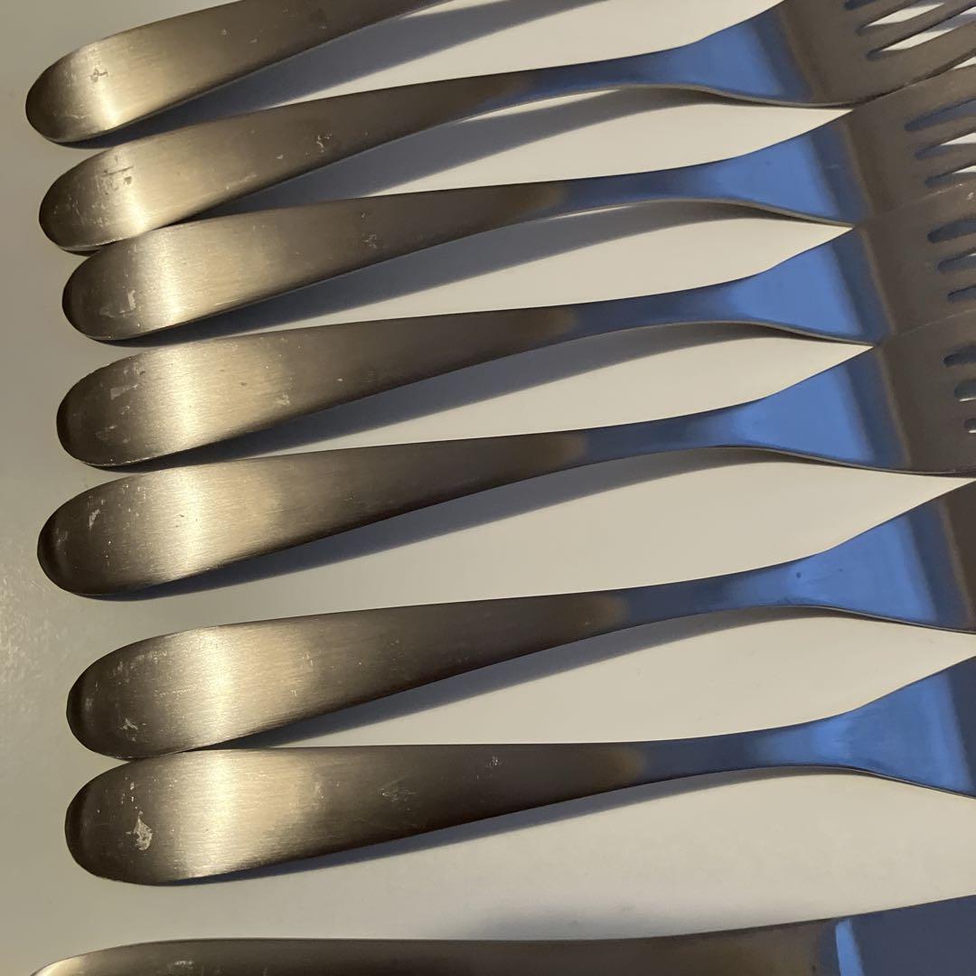 燕45 ナイフ5 フォーク大・スプーン小・フォーク小・レスト各10