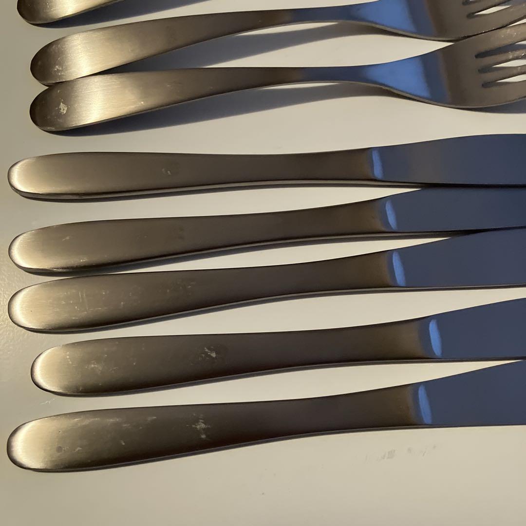 燕45 ナイフ5 フォーク大・スプーン小・フォーク小・レスト各10