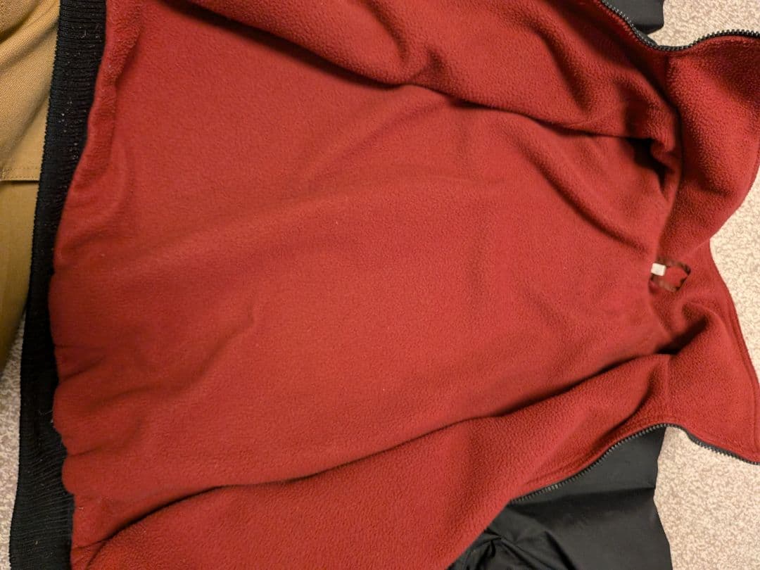 patagonia 80s　シェルドシンチラ　黒　バーガンディ