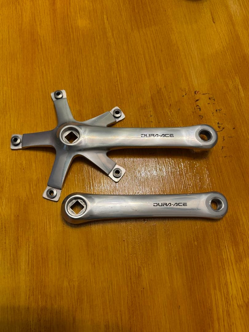 中古DURA-ACEピスト用クランクFC-7600 167.5mmNJS刻印あり