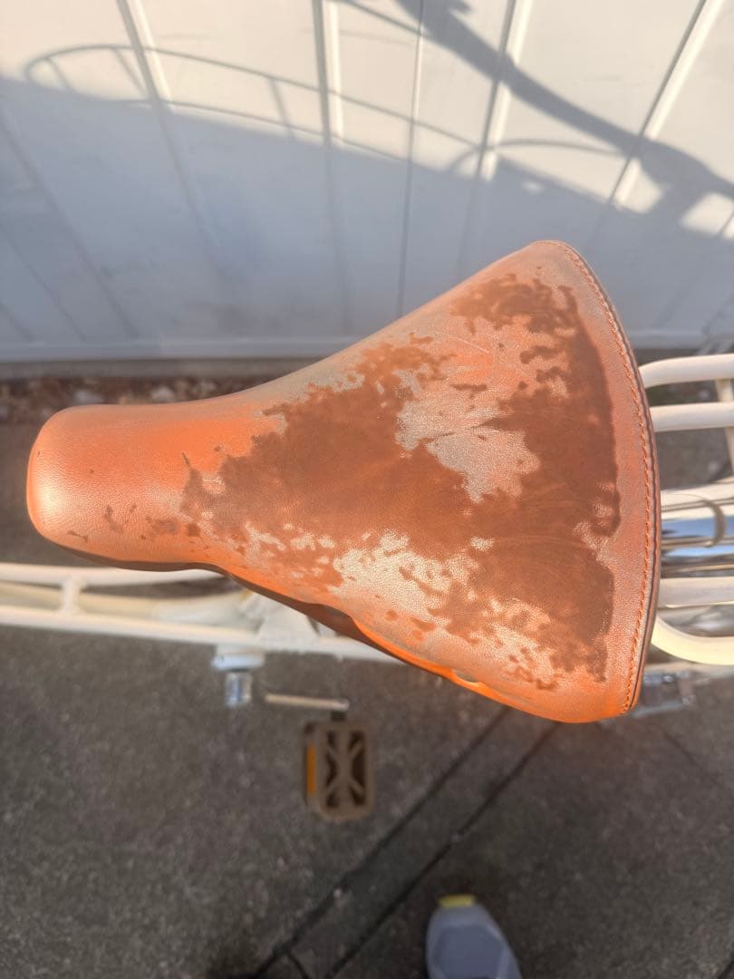 ☆豊橋市引取り☆あさひサイクル フェリークJr. 20インチ 自転車　クリーム色