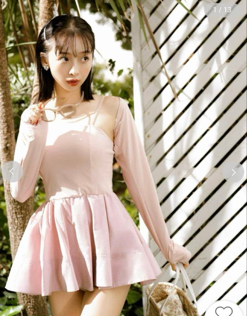 【新品未使用】リリーブラウン 3ピーススウィムウェア（ピンク） 水着 レディース