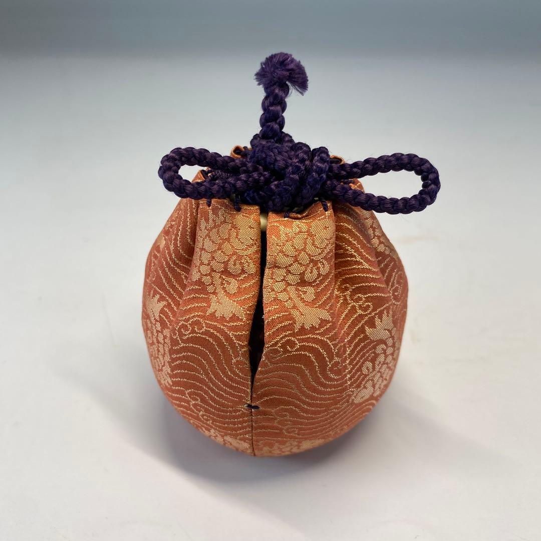 【茶道具】桶谷定一造　丸壺茶入（共箱）