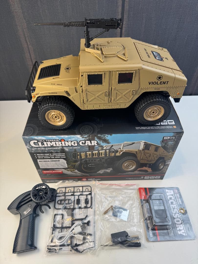 大型 無線リモコン オフロード ミリタリー 無線リモコンカー 技適認証済み