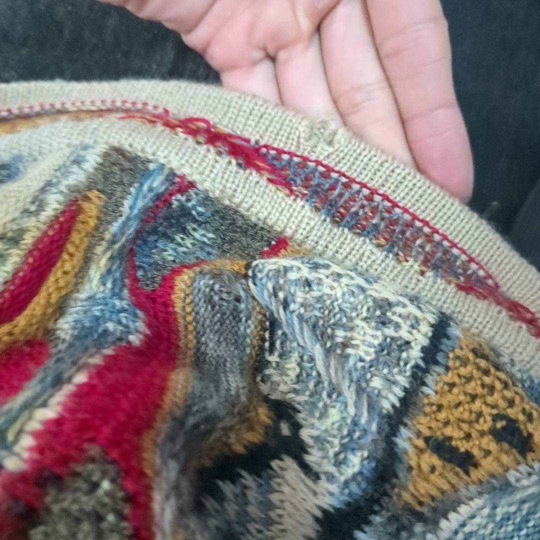 COOGI元ネタ CORSINI Italia カラフルニットセーター 総柄