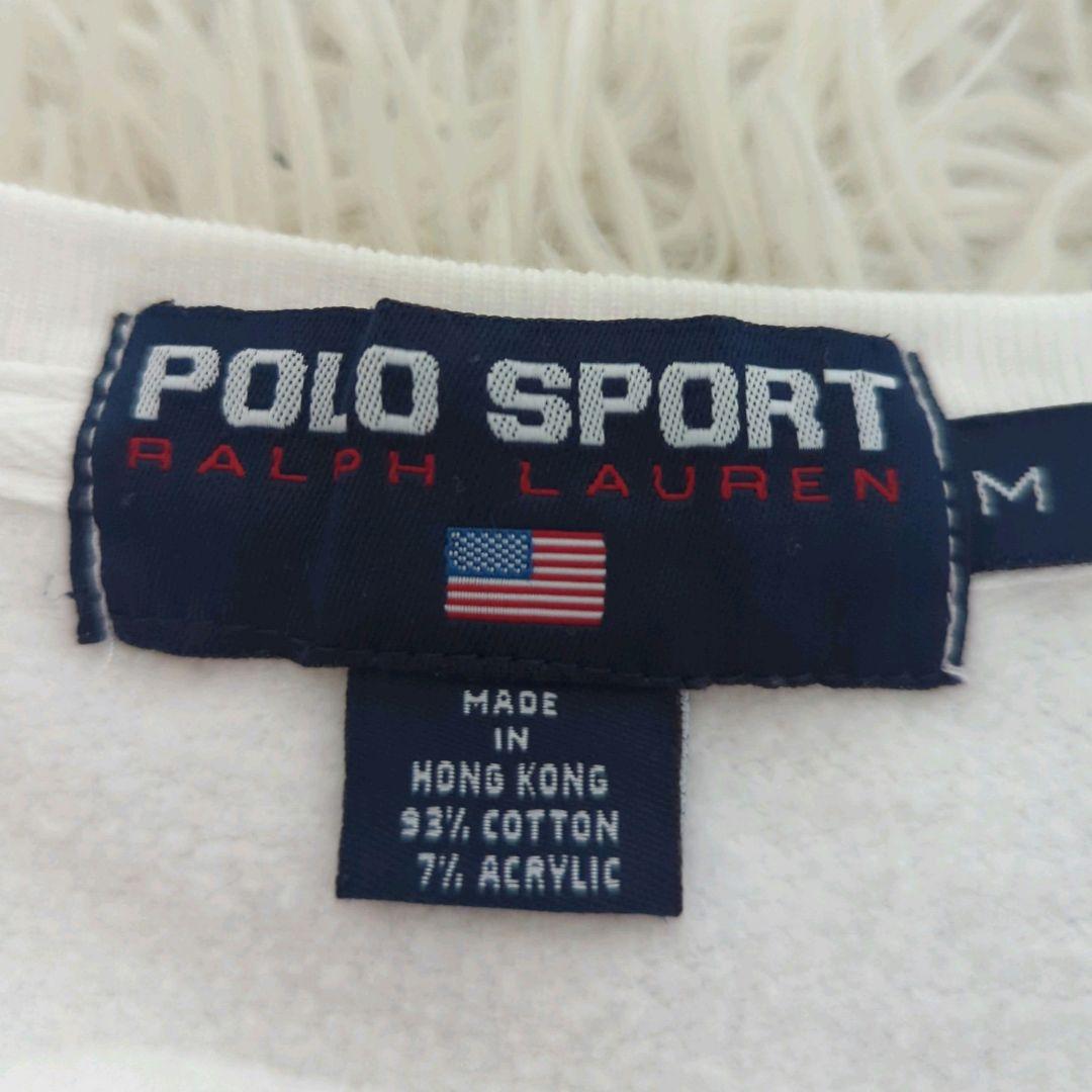 ポロスポーツラルフローレン スウェット 星条旗 ホワイト L相当