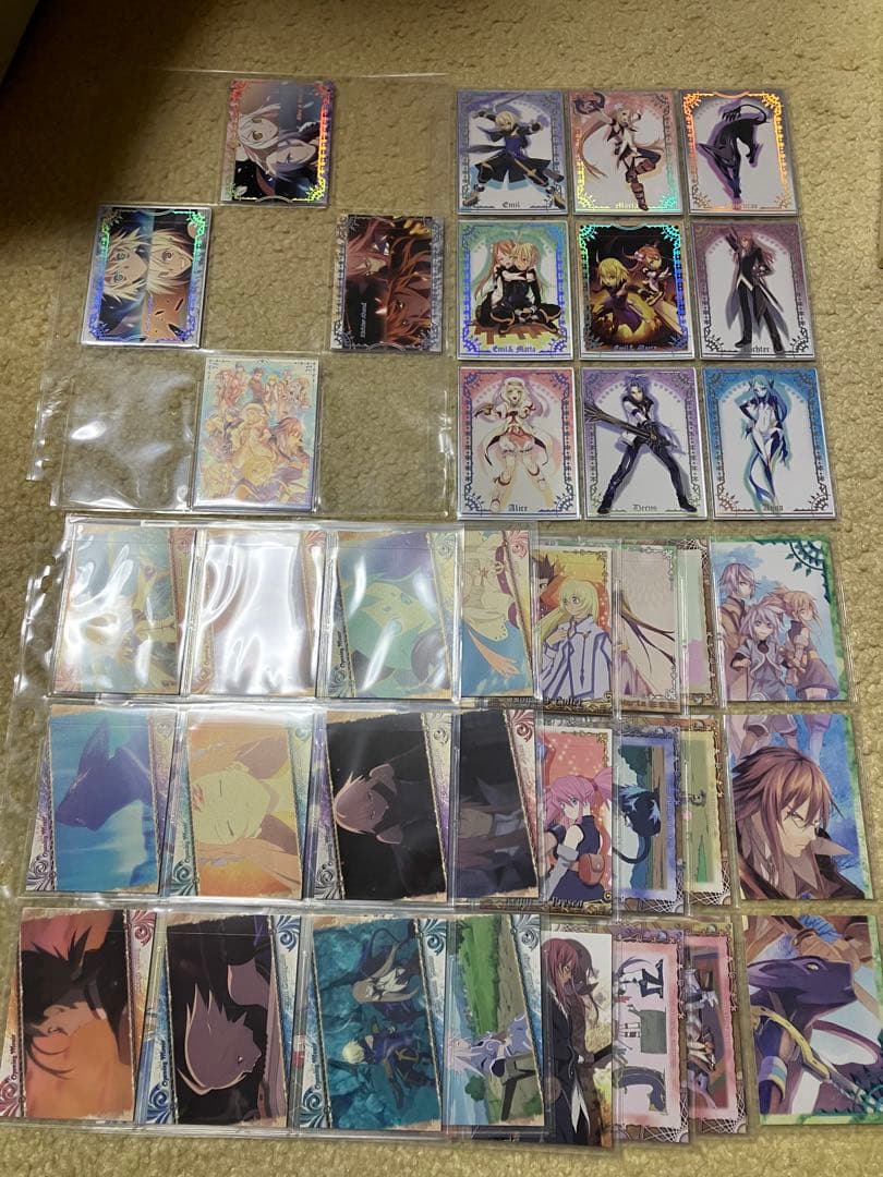 【初版】テイルズオブシンフォニア　ラタトスクの騎士トレーディングカードフルコンプ