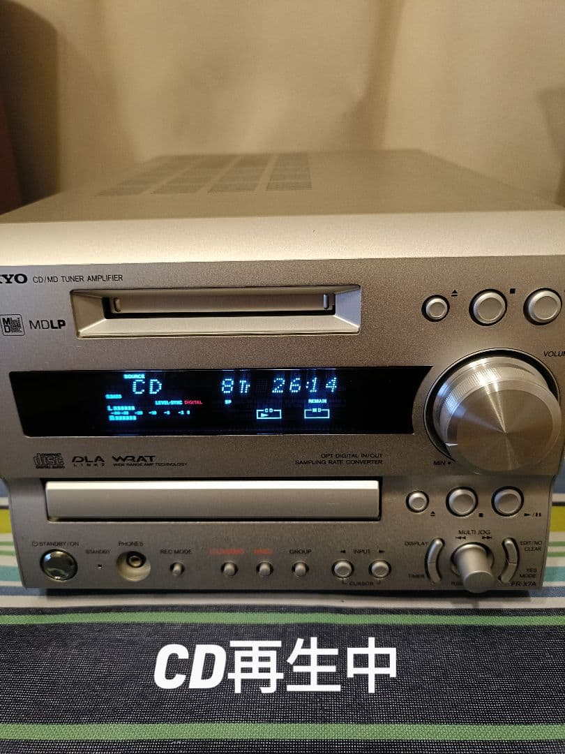 ONKYO FR-X7A CD,MD,FM/AM 整備済完動品　リモコン付