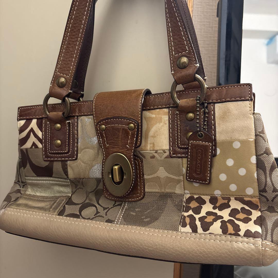 Coach パッチワーク ハンドバッグ