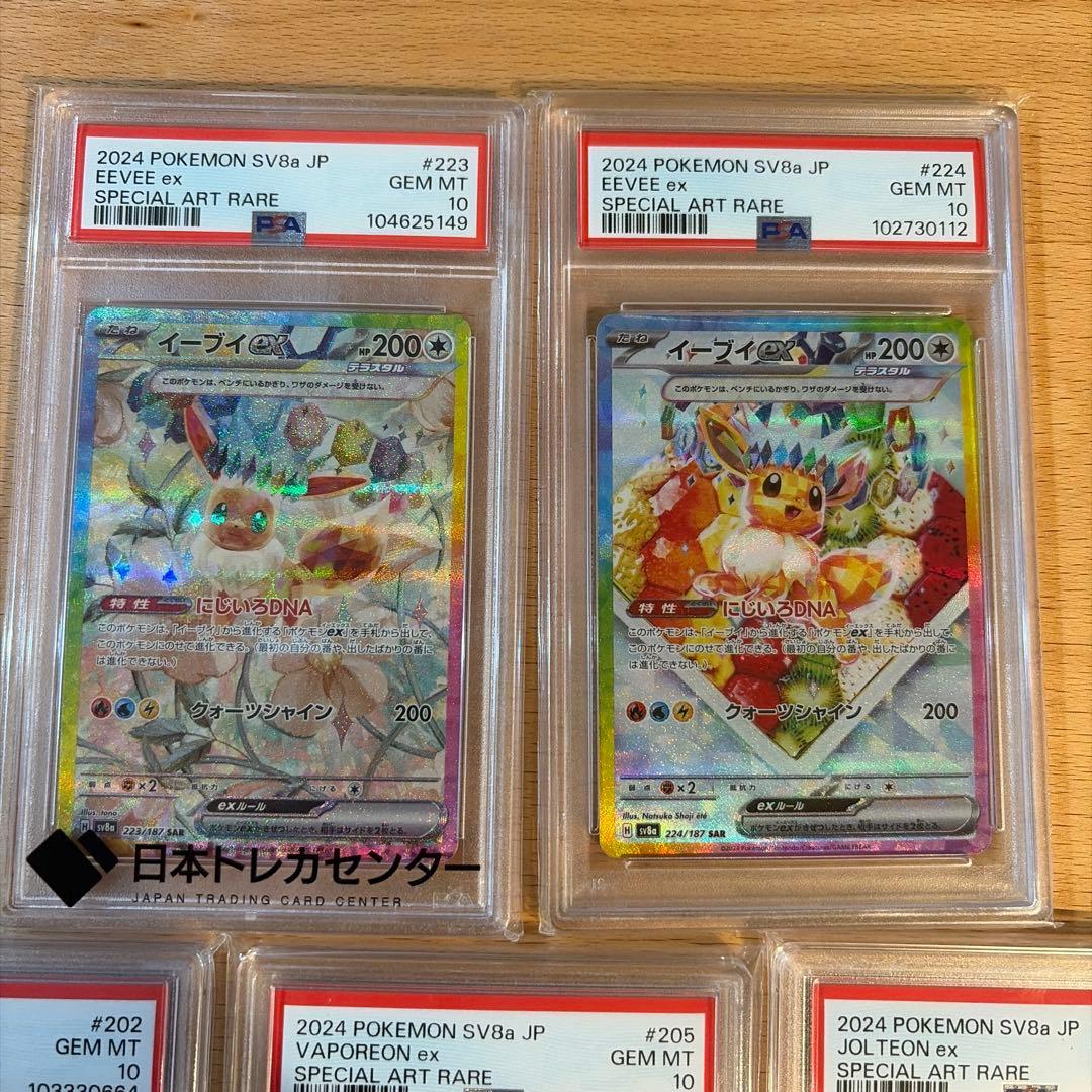 【PSA10】ブイズ９枚セット テラスタルフェスex SAR