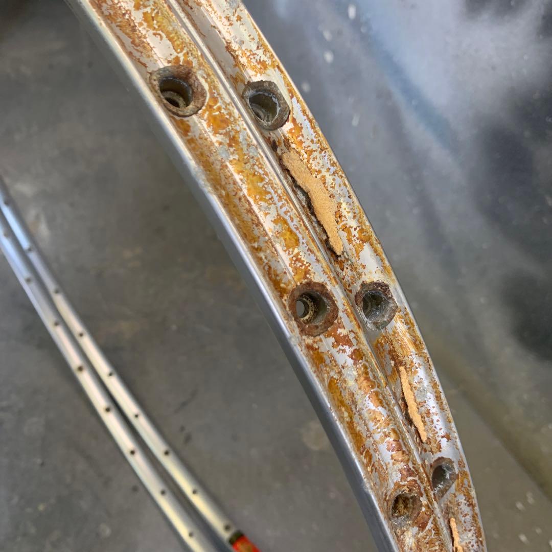 MAVIC argent8 チューブラーリム　700c