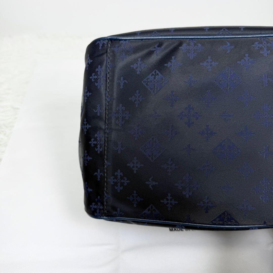 TOWA☆　極美品　russet ラシット　バッグ　ブラック×ネイビー