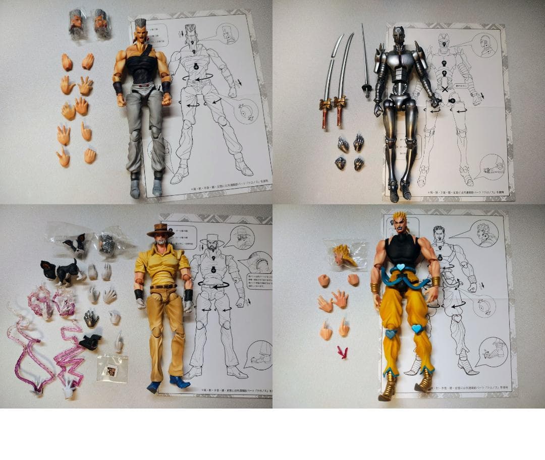 ジョジョの奇妙な冒険 フィギュア 59体　【超像可動】【スタチューレジェンド】