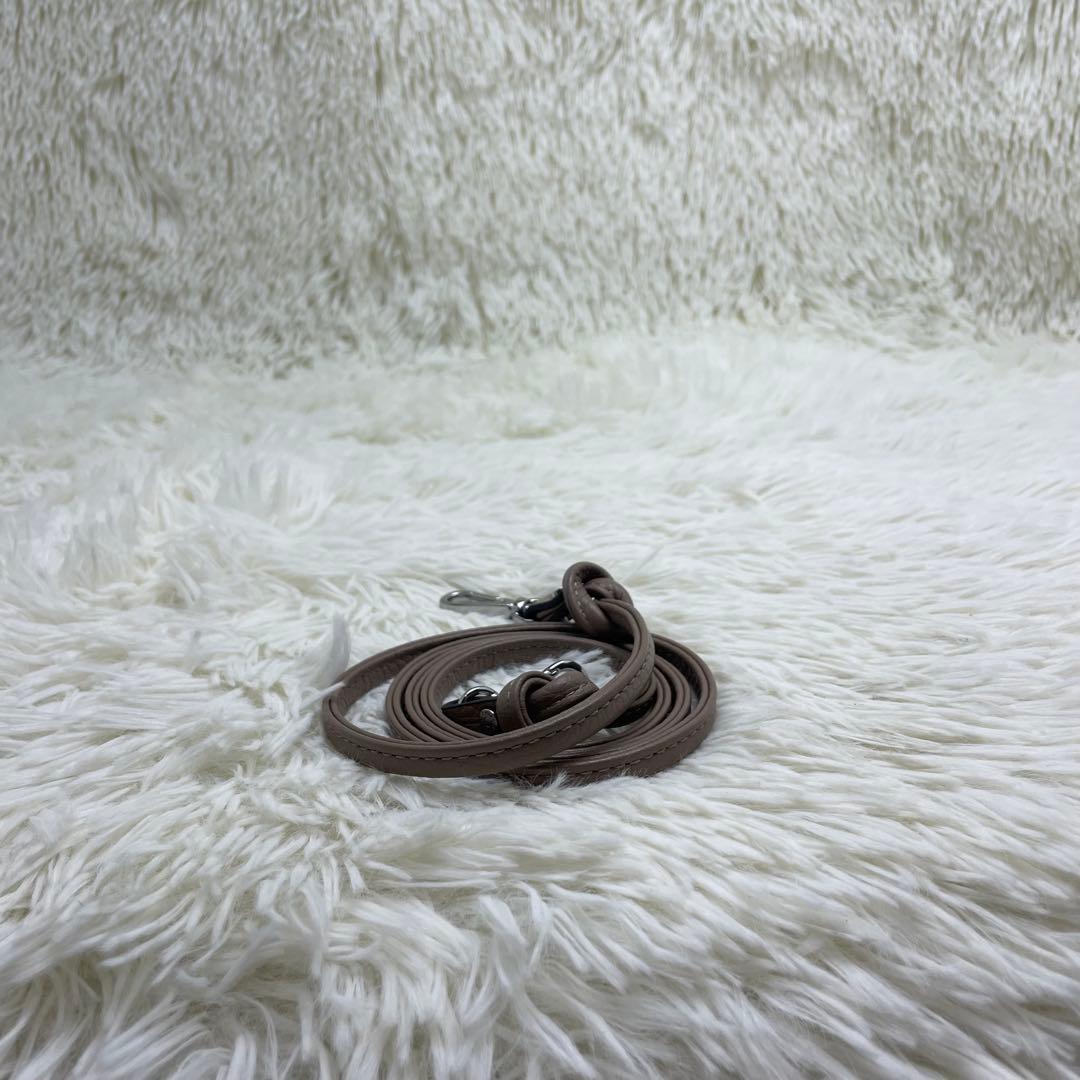 【美品】ジャンニキャリーニ アリファ 2way シボ革 グレージュ