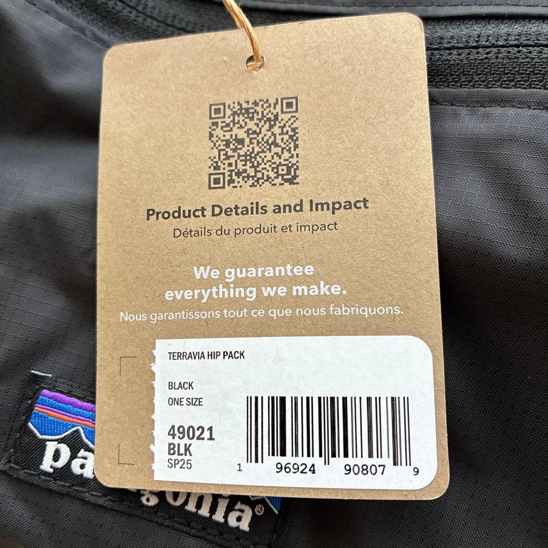 【新作】 パタゴニア テラヴィア・ヒップ・パック 5L 国内正規品 Black